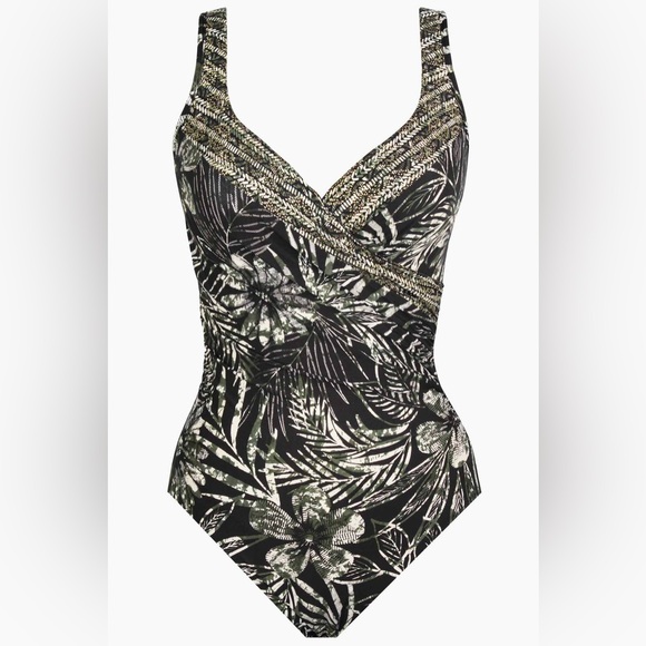 Miraclesuit Zahara It's A Wrap One Piece Swimsuit, Size 14, $194 - Picture 7 of 10